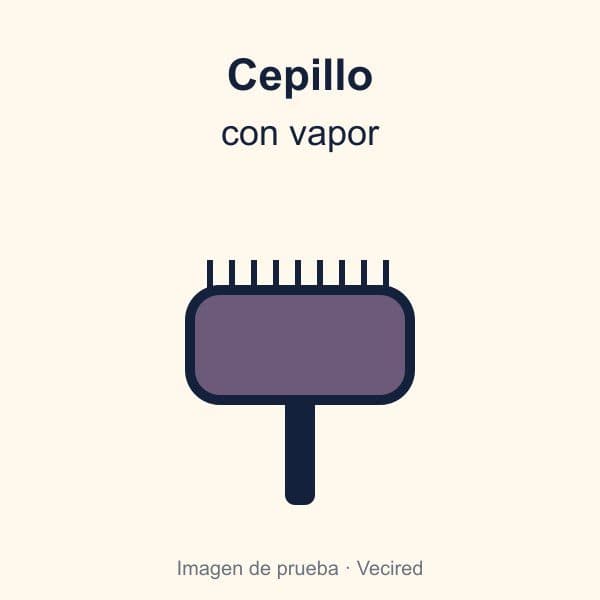 Cepillo con vapor ( cargador USB)